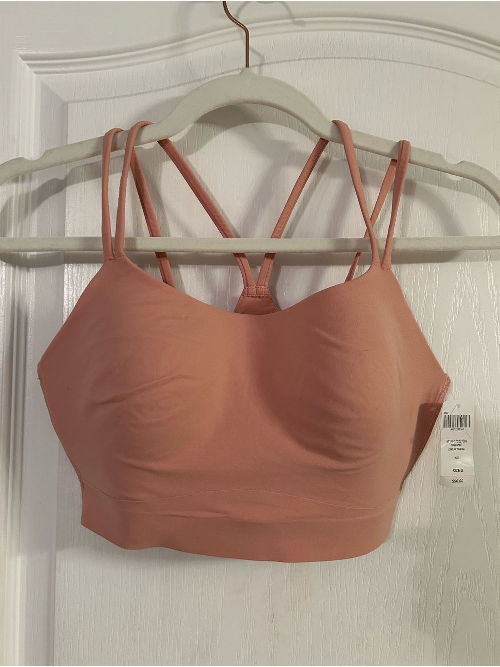 Nwt soma Strappy Longline Bralette - adobe Rose size small